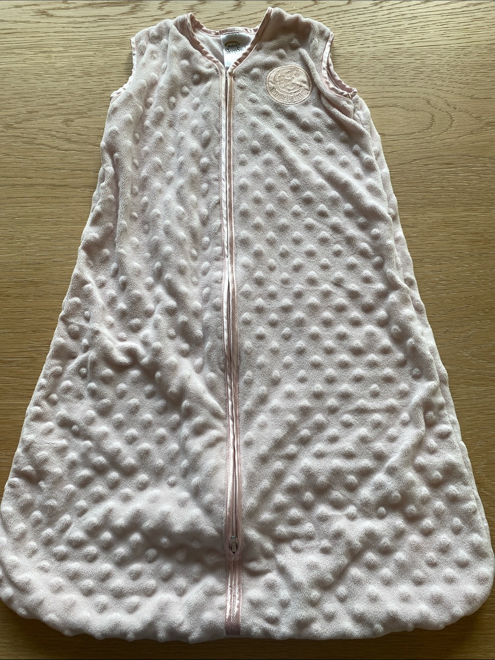 Halo SleepSack Wearable Blanket - Blush Pink Trim